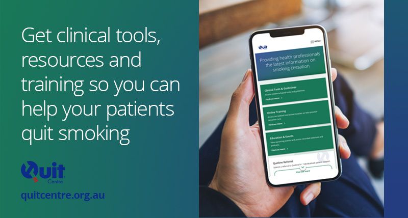 Get clinical tools, resources and training so you can help your patients quit smoking
